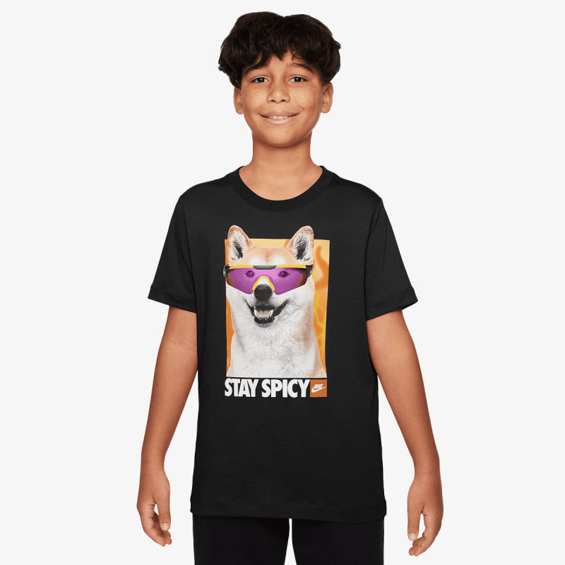 NIKE Тенискa K NSW TEE PHOTO SHIBA 