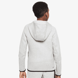 NIKE Суитшърт B NSW TCH FLC FZ - PD 