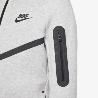 NIKE Суитшърт B NSW TCH FLC FZ - PD 