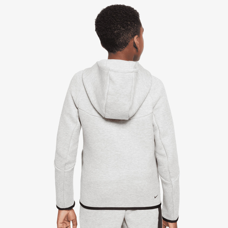 NIKE Суитшърт B NSW TCH FLC FZ - PD 