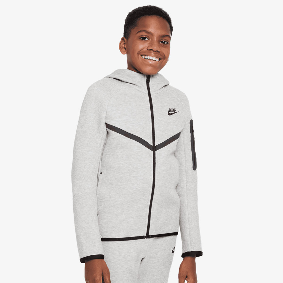 NIKE Суитшърт B NSW TCH FLC FZ - PD 