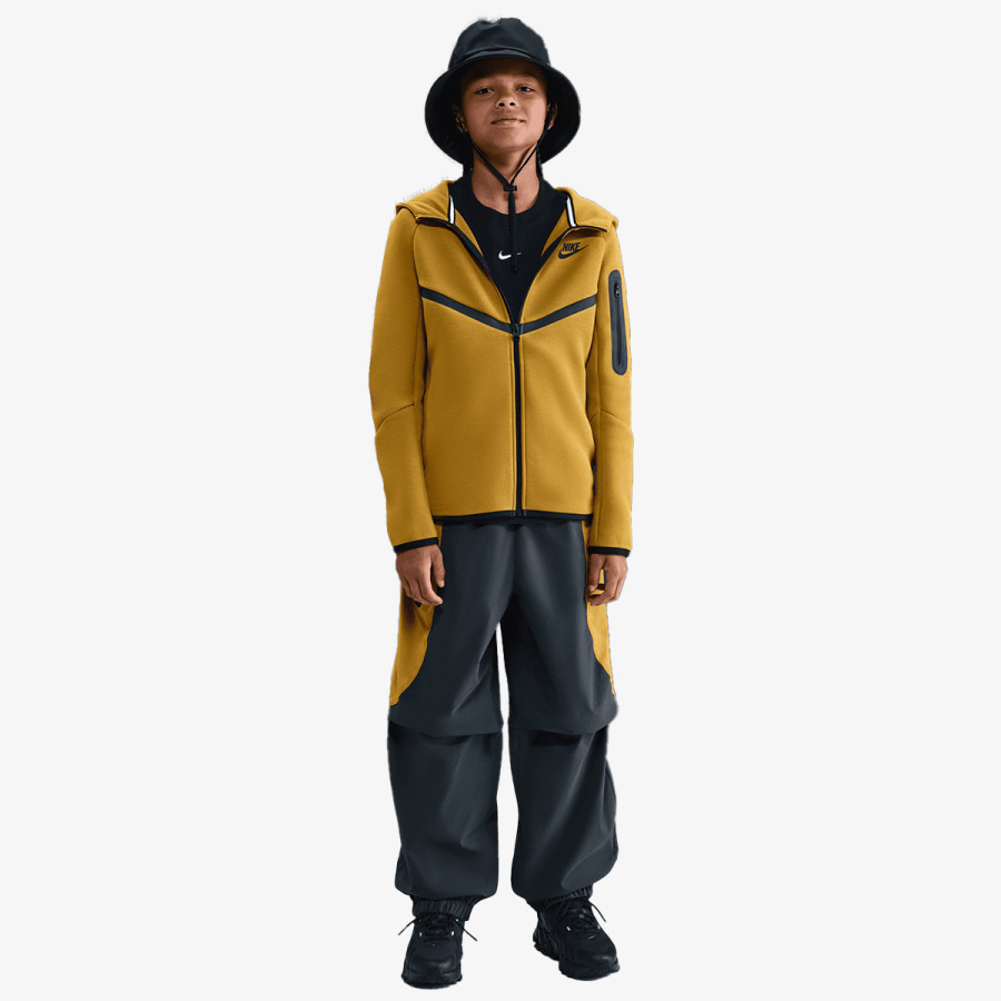 NIKE Суитшърт B NSW TCH FLC FZ - PD 
