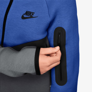 NIKE Суитшърт B NSW TCH FLC FZ - PD 