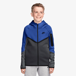 NIKE Суитшърт B NSW TCH FLC FZ - PD 