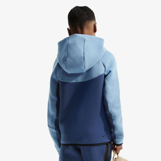 NIKE Суитшърт B NSW TCH FLC FZ - PD 