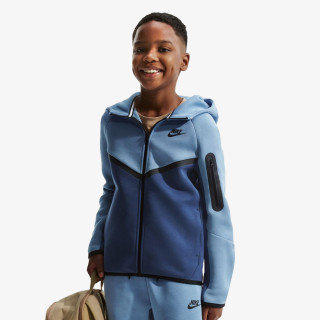NIKE Суитшърт B NSW TCH FLC FZ - PD 