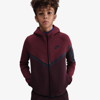 NIKE Суитшърт B NSW TCH FLC FZ - PD 
