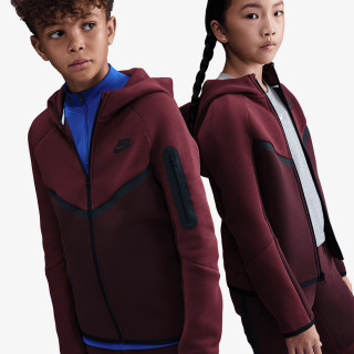 NIKE Суитшърт B NSW TCH FLC FZ - PD 