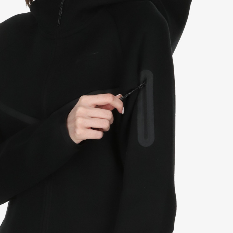 NIKE Суитшърт W NSW TCH FLC WR FZ HDY 2 