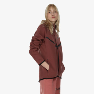 NIKE Суитшърт W NSW TCH FLC WR FZ HDY 2 