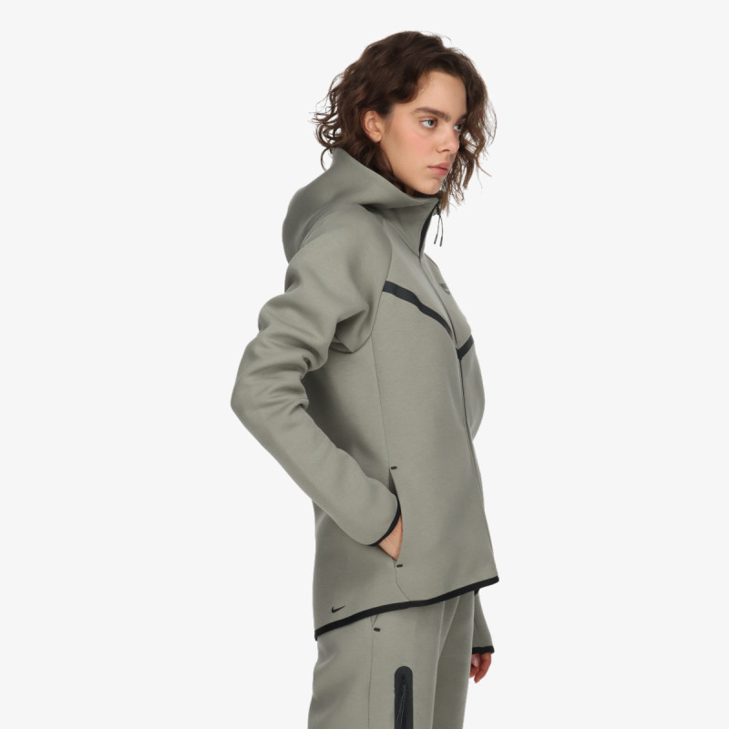 NIKE Суитшърт W NSW TCH FLC WR FZ HDY 2 