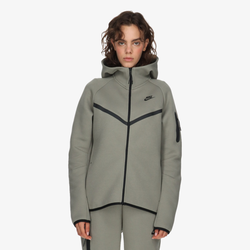 NIKE Суитшърт W NSW TCH FLC WR FZ HDY 2 