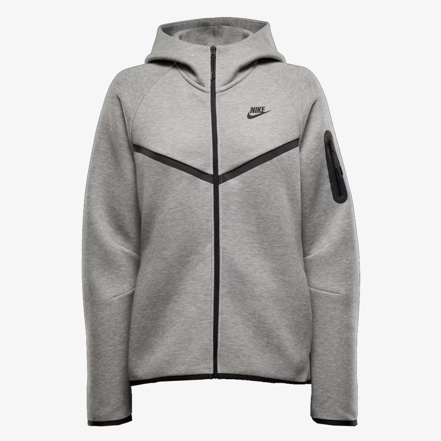 NIKE Суитшърт W NSW TCH FLC WR FZ HDY 2 