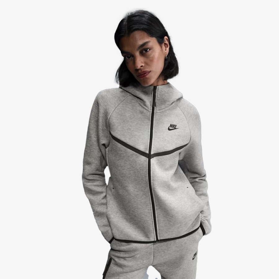 NIKE Суитшърт W NSW TCH FLC WR FZ HDY 2 