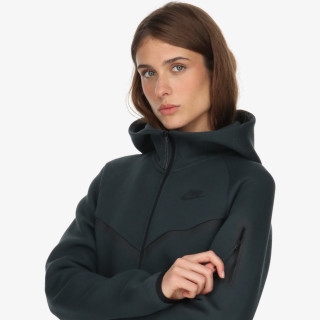 NIKE Суитшърт W NSW TCH FLC WR FZ HDY 2 