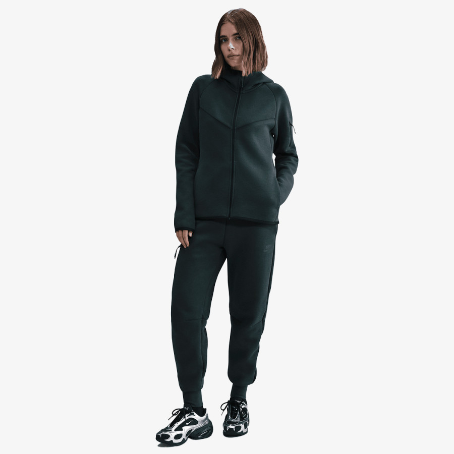 NIKE Суитшърт W NSW TCH FLC WR FZ HDY 2 