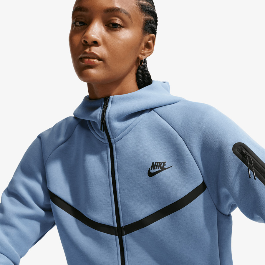 NIKE Суитшърт W NSW TCH FLC WR FZ HDY 2 