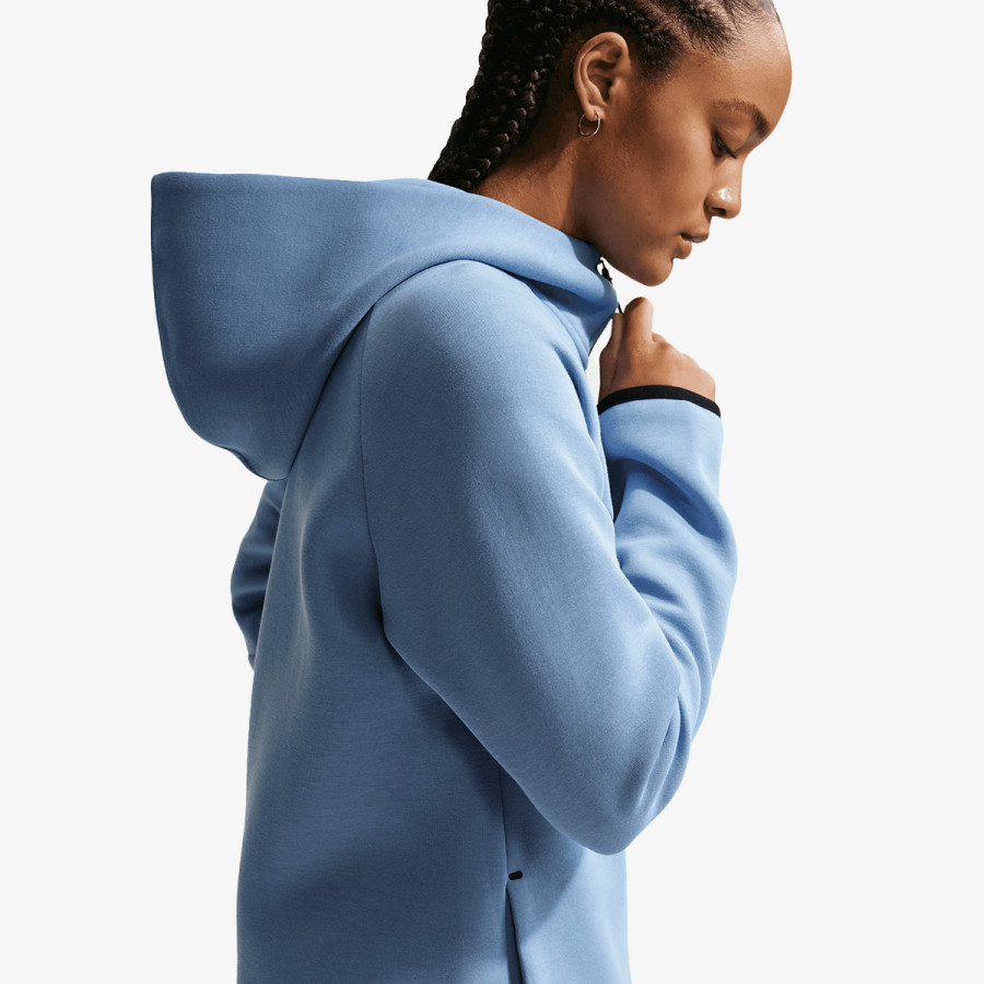 NIKE Суитшърт W NSW TCH FLC WR FZ HDY 2 