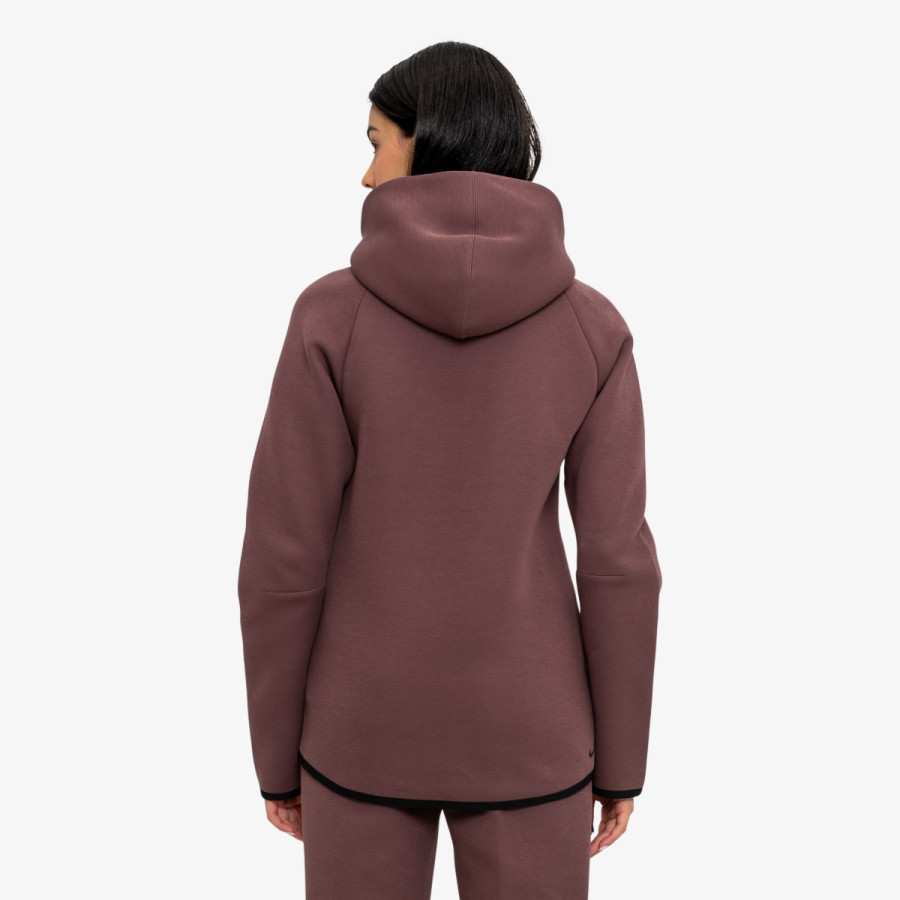 NIKE Суитшърт W NSW TCH FLC WR FZ HDY 2 