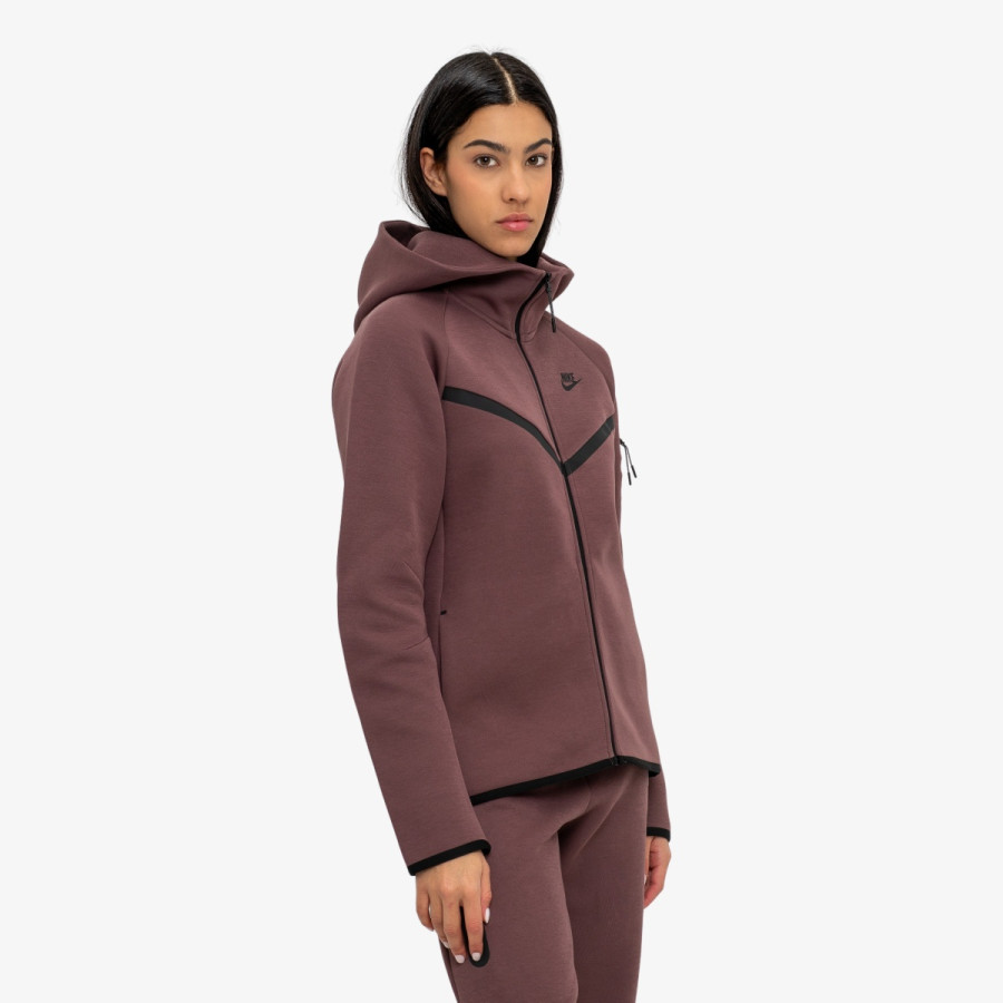 NIKE Суитшърт W NSW TCH FLC WR FZ HDY 2 