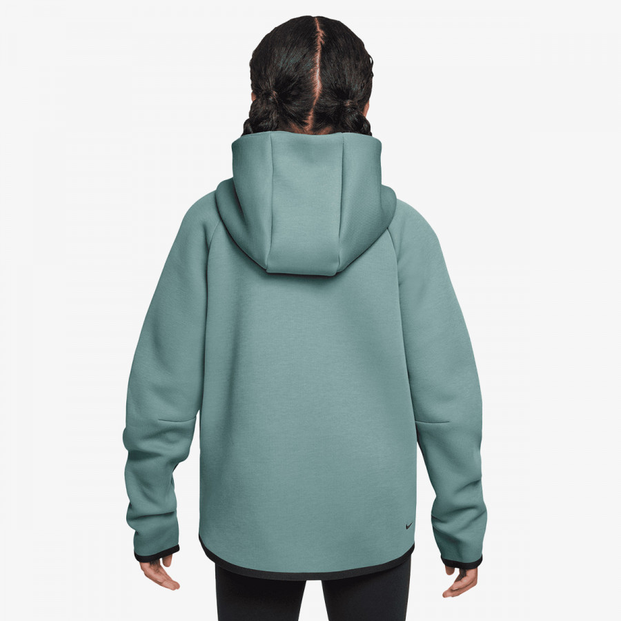 NIKE Суитшърт G NSW TCH FLC HD FZ LS - PD 