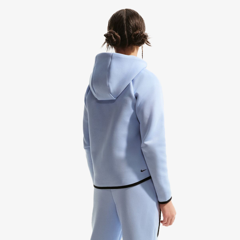 NIKE Суитшърт G NSW TCH FLC HD FZ LS - PD 