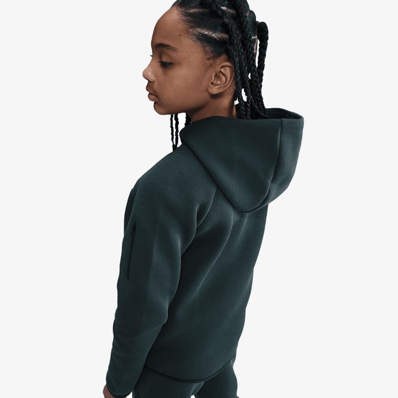 NIKE Суитшърт G NSW TCH FLC HD FZ LS - PD 