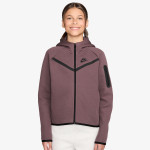 NIKE Суитшърт G NSW TCH FLC HD FZ LS - PD 