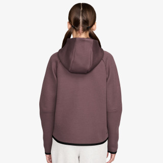 NIKE Суитшърт G NSW TCH FLC HD FZ LS - PD 