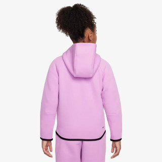 NIKE Суитшърт G NSW TCH FLC HD FZ LS - PD 
