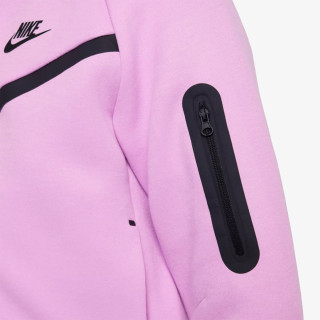 NIKE Суитшърт G NSW TCH FLC HD FZ LS - PD 