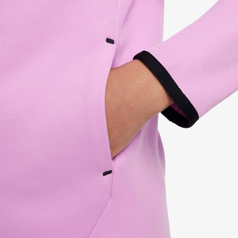 NIKE Суитшърт G NSW TCH FLC HD FZ LS - PD 