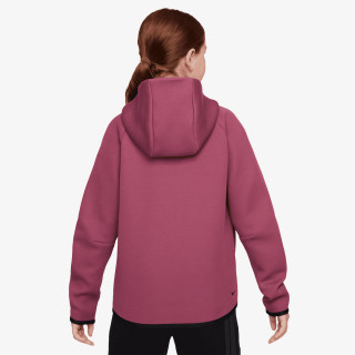 NIKE Суитшърт G NSW TCH FLC HD FZ LS - PD 