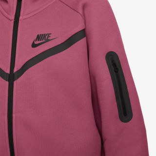 NIKE Суитшърт G NSW TCH FLC HD FZ LS - PD 