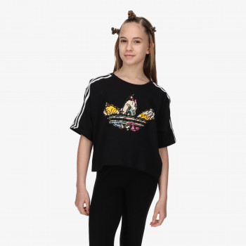 adidas Тенискa Animal Print Crop T-Shirt 