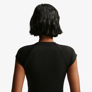 NIKE Тенискa W NSW CHILL KNIT RIB SS TOP 