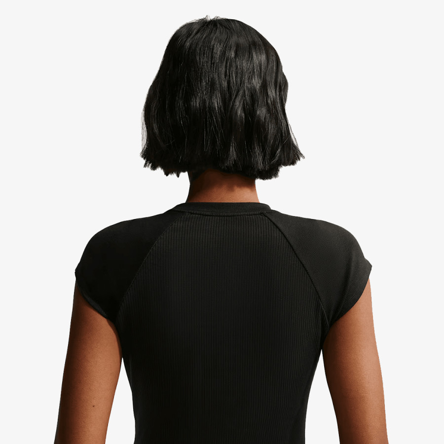 NIKE Тенискa W NSW CHILL KNIT RIB SS TOP 