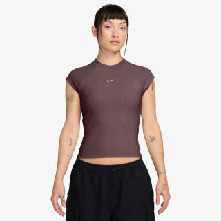 NIKE Тенискa W NSW CHILL KNIT RIB SS TOP 