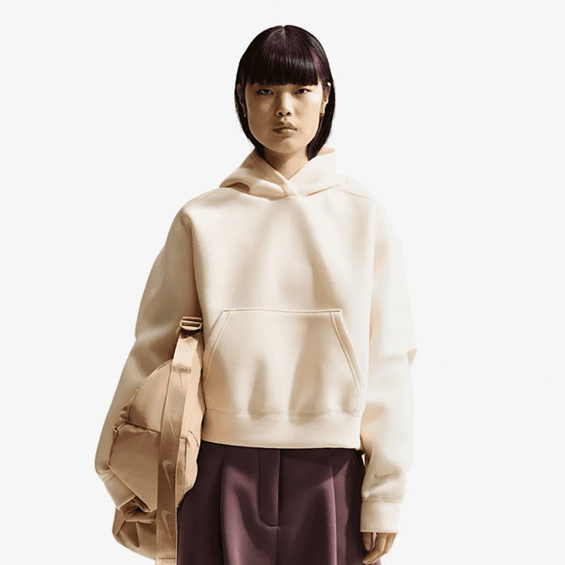 NIKE Суитшърт W NSW PREGAME FLC HDY 