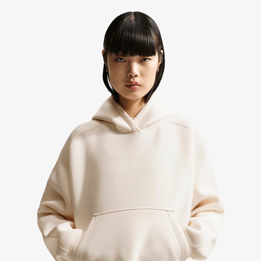 NIKE Суитшърт W NSW PREGAME FLC HDY 