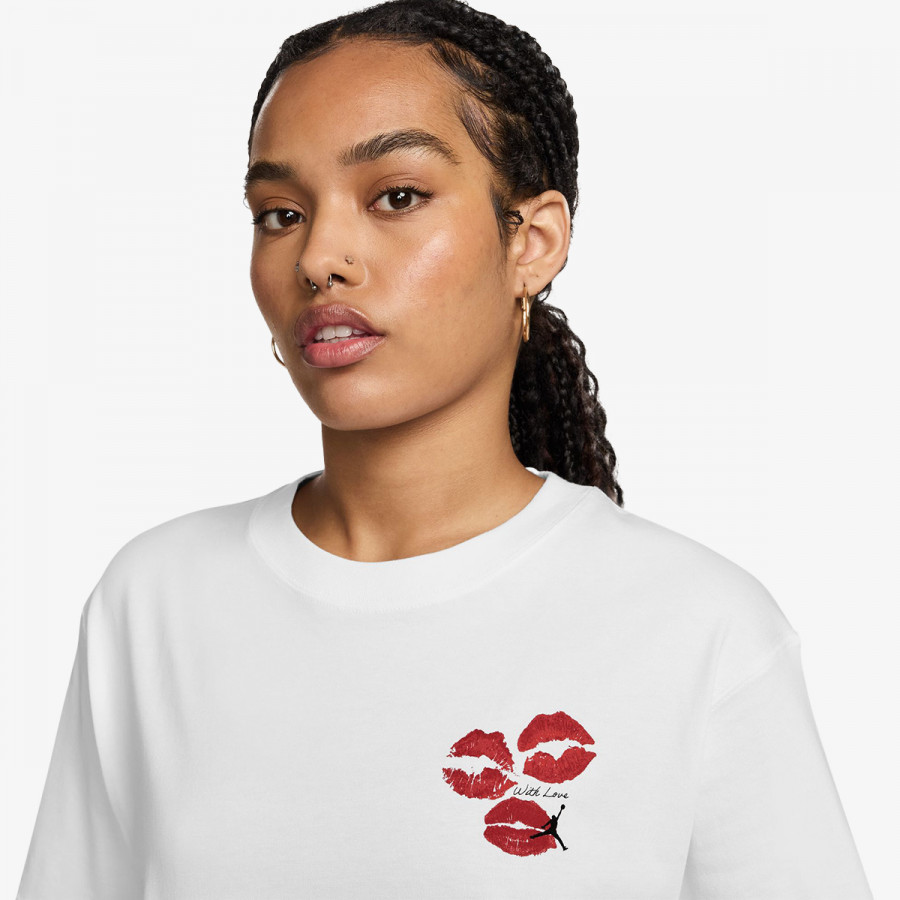 NIKE Тенискa W J FLT SS GF GFX TEE KISS 