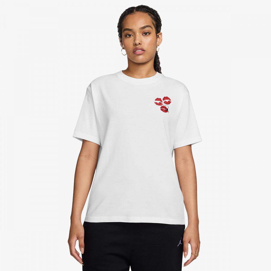 NIKE Тенискa W J FLT SS GF GFX TEE KISS 