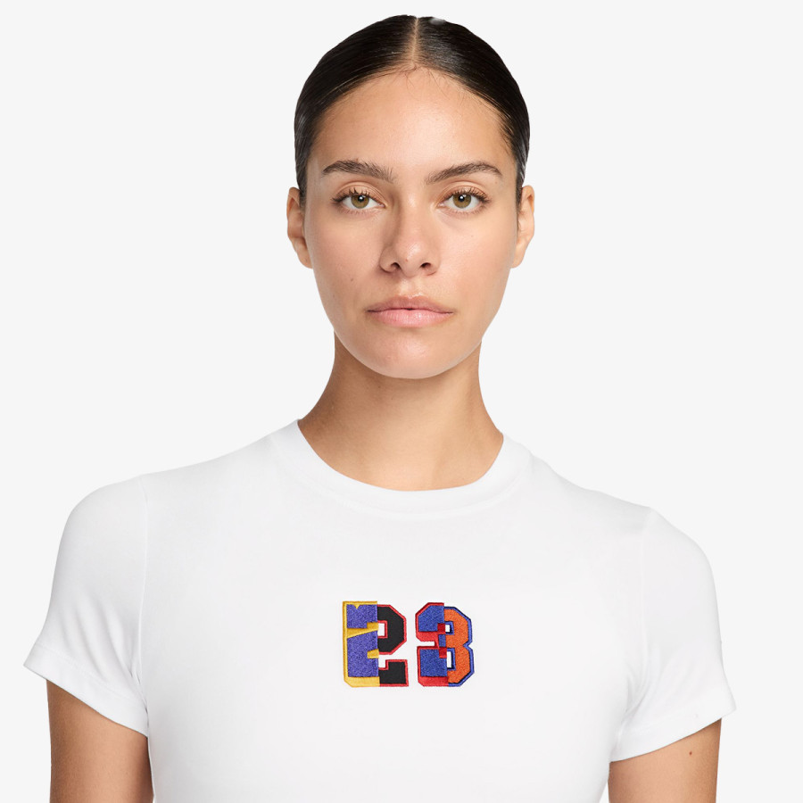 NIKE Тенискa W J FLT SS TMID GFX TEE 23 