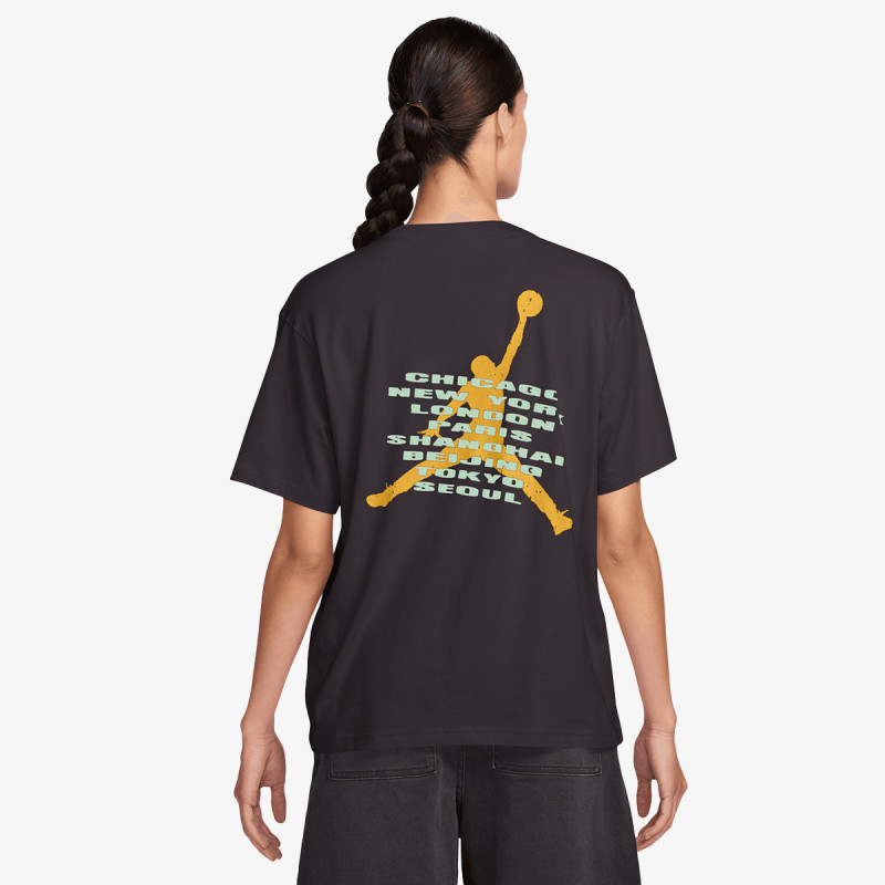 NIKE Тенискa W J BRK SS GF GFX TEE WT 