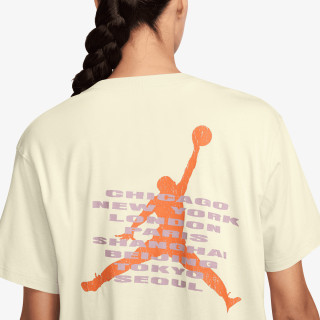 NIKE Тенискa W J BRK SS GF GFX TEE WT 