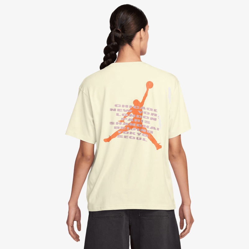 NIKE Тенискa W J BRK SS GF GFX TEE WT 