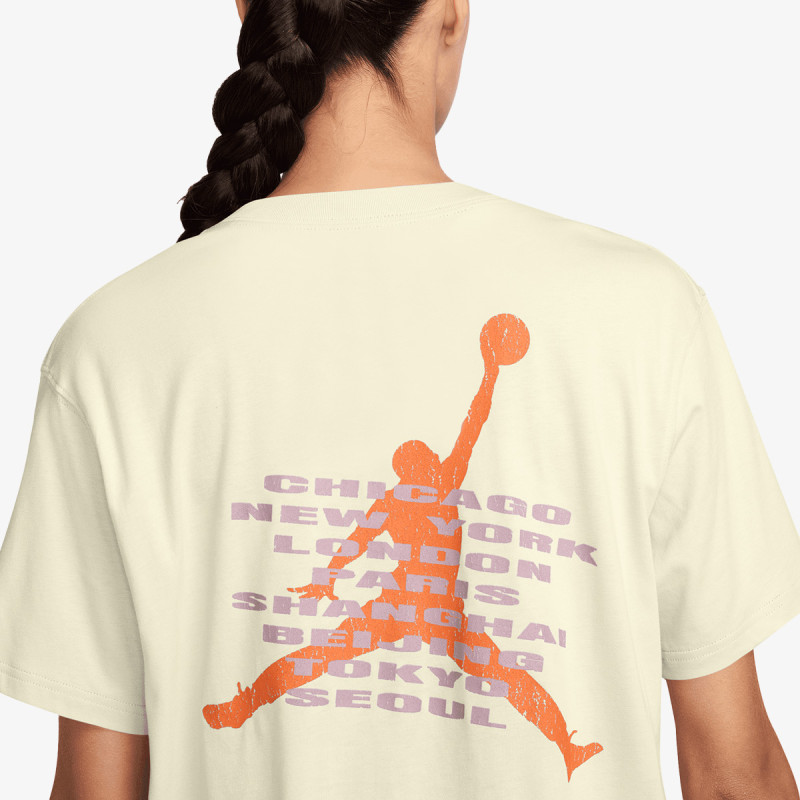 NIKE Тенискa W J BRK SS GF GFX TEE WT 
