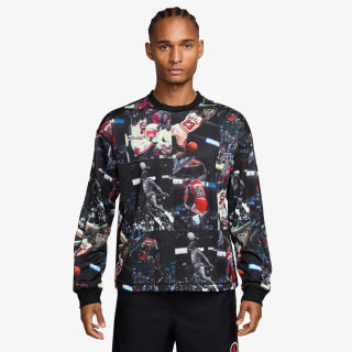 NIKE Суитшърт M J FLT AOP LS JRSY 