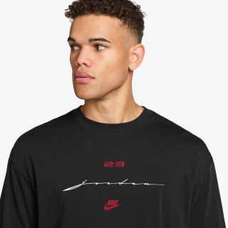 NIKE Тенискa M J FLT SCRIPT BOXY SS CREW 