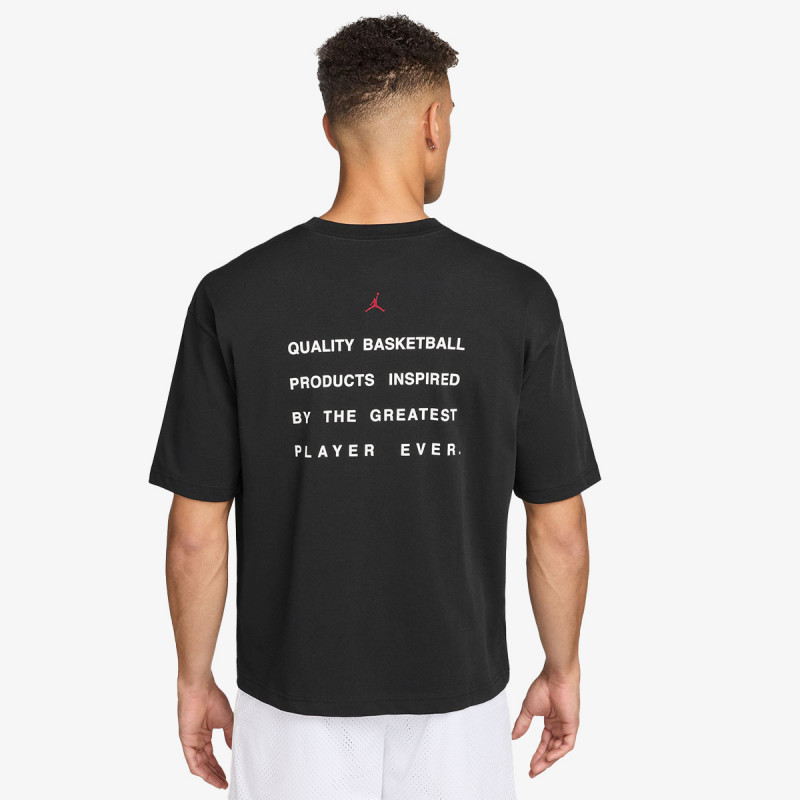 NIKE Тенискa M J FLT SCRIPT BOXY SS CREW 